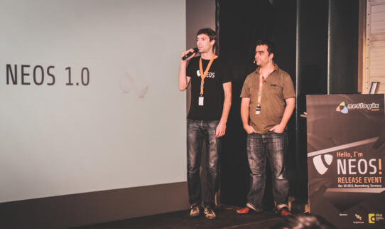 Neos Release Event 2013 bei netlogix.