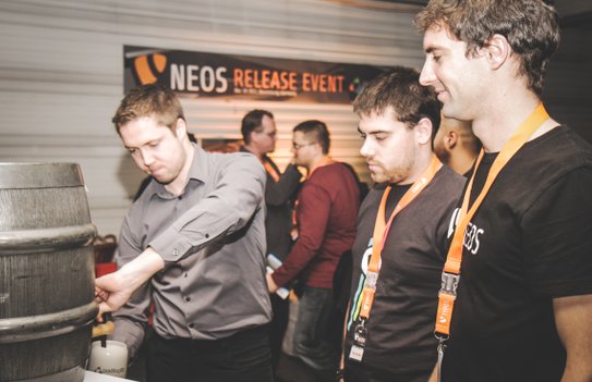 Neos Release Event 2013 bei netlogix.