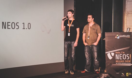 Neos Release Event 2013 bei netlogix.